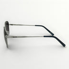 Sunglasses with gradient lenses on a white background