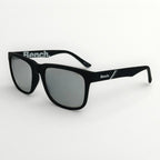 Black sunglasses with 'Bench' branding on a white background