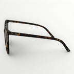 Patterned sunglasses with brown lenses
