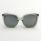 Grey sunglasses with dark lenses