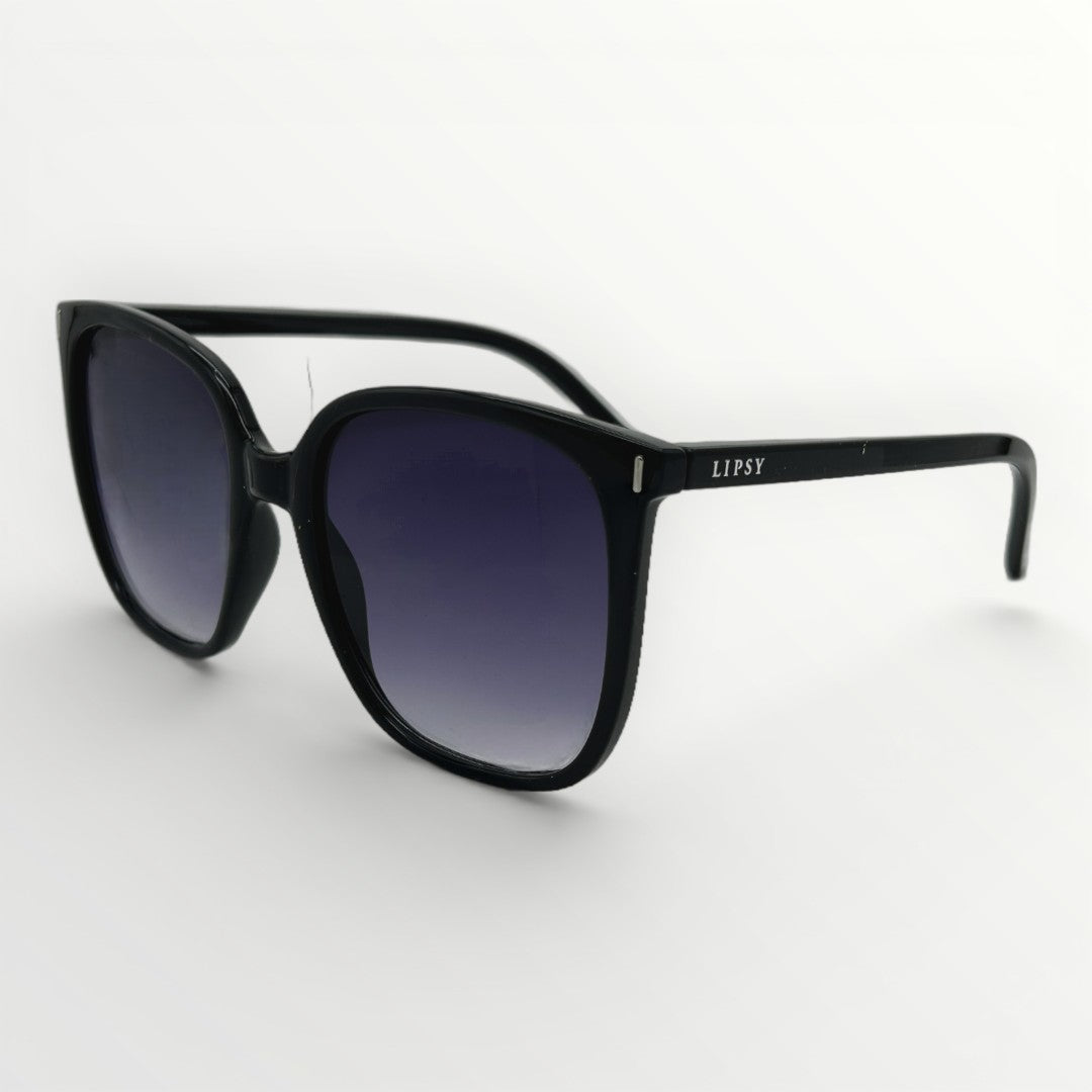 Black sunglasses with black lenses