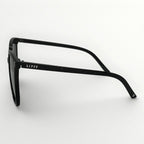 Black sunglasses with black lenses