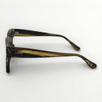 Tortoiseshell sunglasses with 'Lipsy' branding on a white background