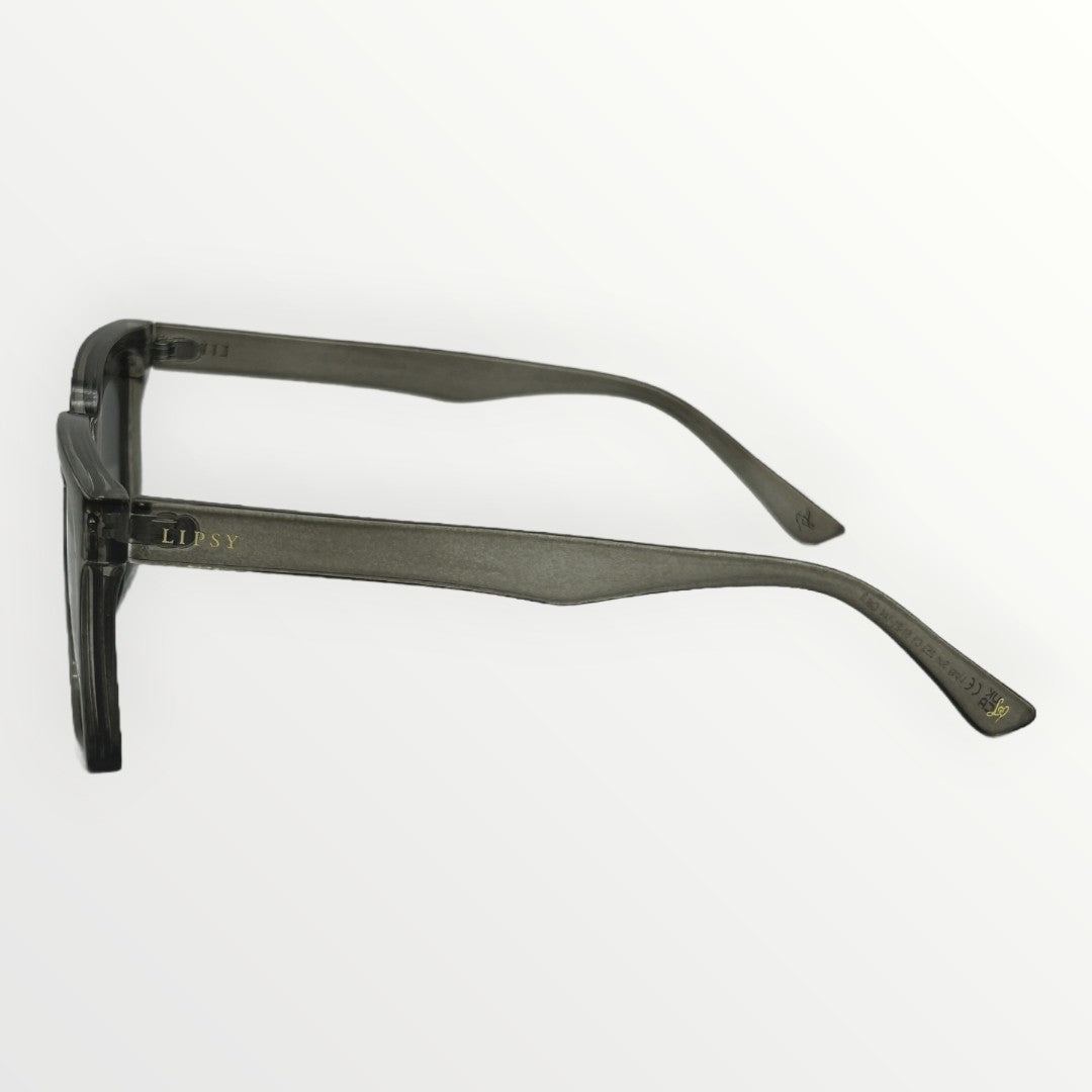 Black eyeglasses on a white background