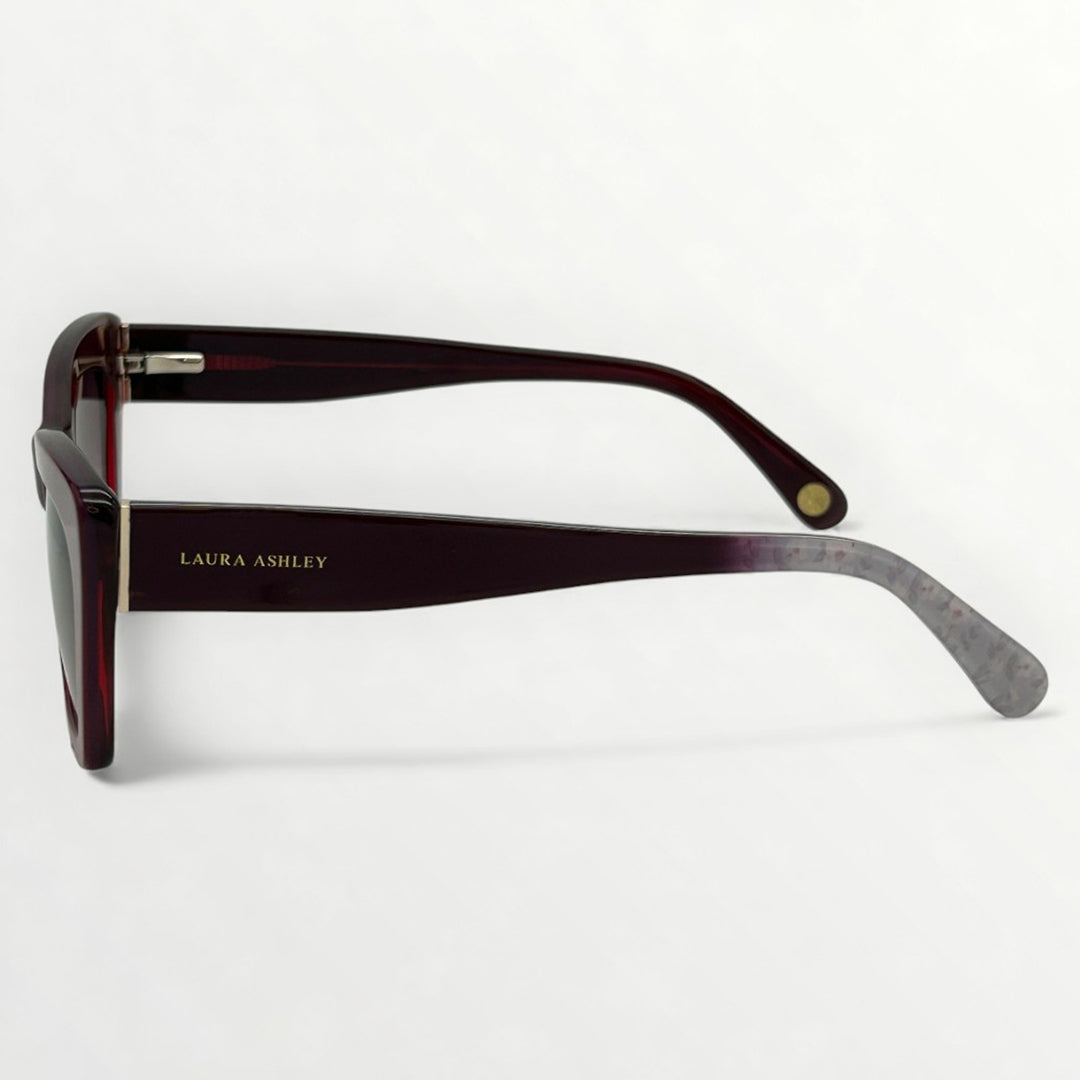 Sunglasses with 'Laura Ashley' branding on a white background