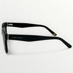 Black glasses with 'Laura Ashley' branding on a white background